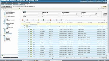 Lumension Intelligent Whitelisting: Organizing the Application Library