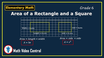 Area of a Rectangle and a Square | Math Video Central
