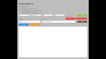 JavaScript MQTT Client with MQTT.js