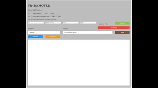 JavaScript MQTT Client with MQTT.js