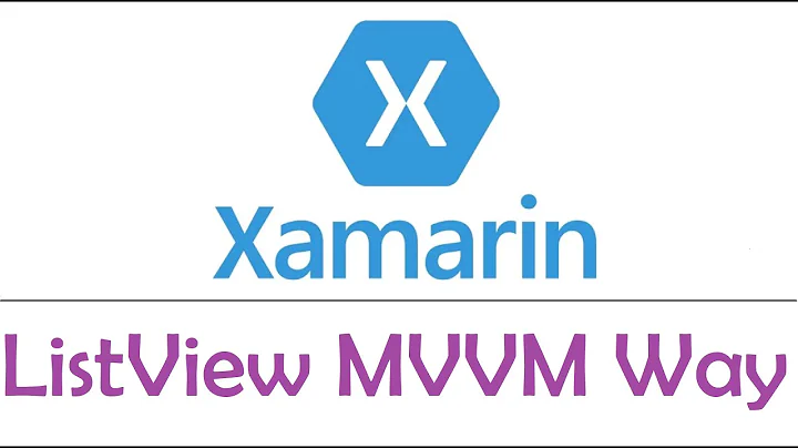 Xamarin Forms : Add, Remove and Edit Items from ListView MVVM way - EP09