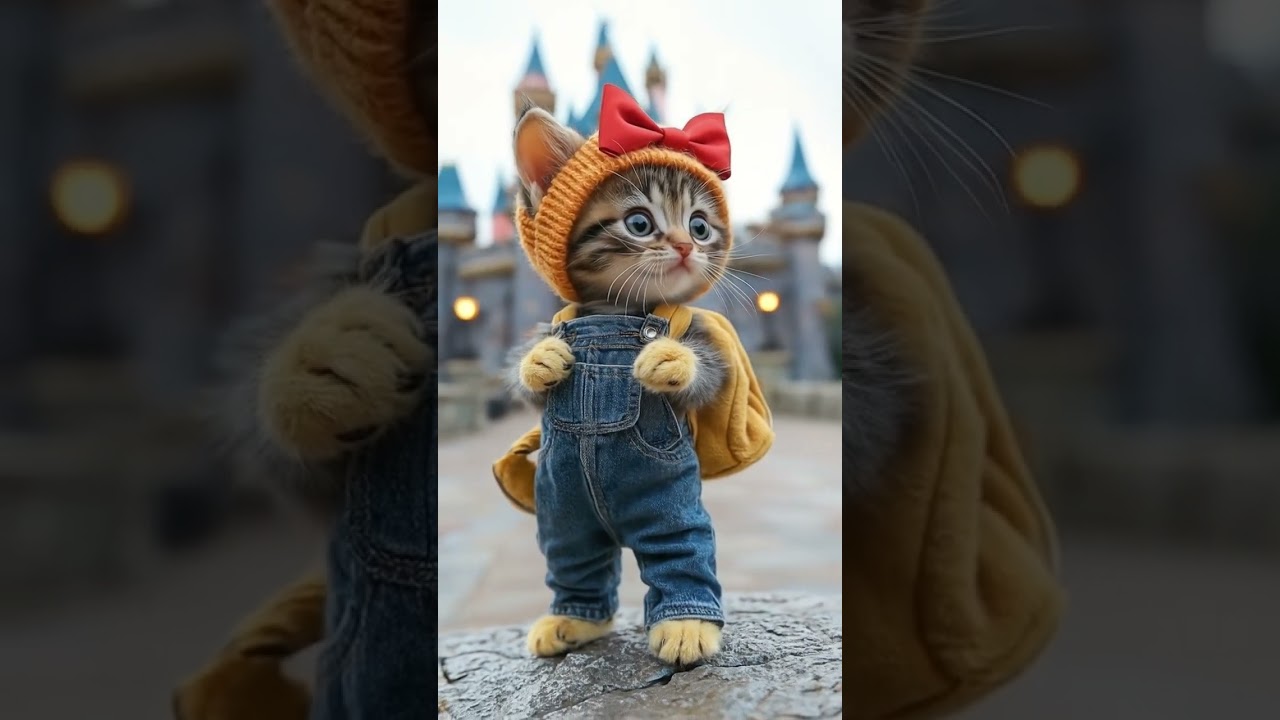 Petualangan Pertama Si Kucing Imut di Negeri Dongeng 🐾✨ #videoshort #cat #imut #catshorts #kucing