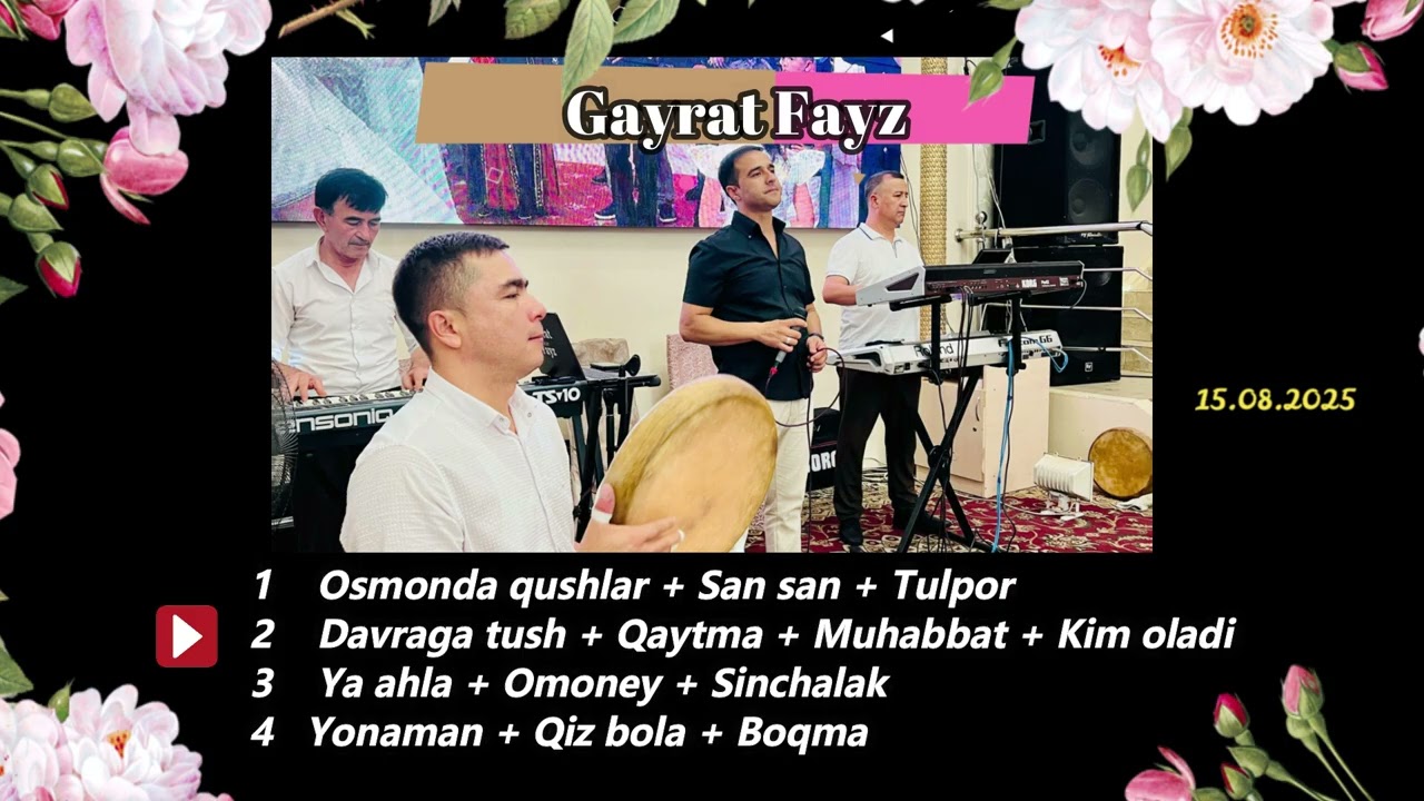 Gayrat Fayz - 15.08.2025 album To’ybop qo’shiqlar | Гайрат Файз - 2025 
