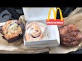 McDonald’s: Blueberry Muffin, Cinnamon Roll & Apple Fritter Review