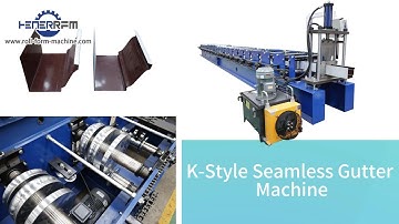K Style Seamless Gutter Machine