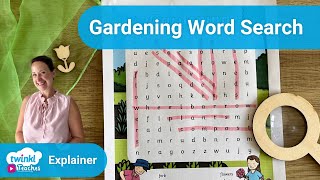 Gardening Word Search