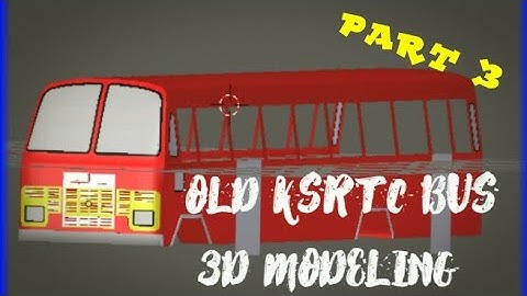 OLD KSRTC 3D MODELING🥰🥰/ Easy blender modeling tutorial for beginners 💥