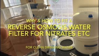 Nitrates in Tap Water!? Cancer Risk?! - Install an Rev-Osmosis Filter by comeinhandynow 338 views 1 year ago 25 minutes