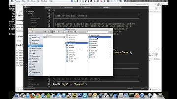 Create a Laravel app with AppFog