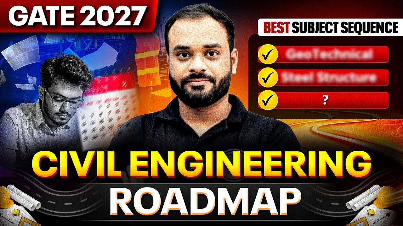 GATE 2027 Civil Engineering | Best Subject Sequence | Complete Preparation Roadmap