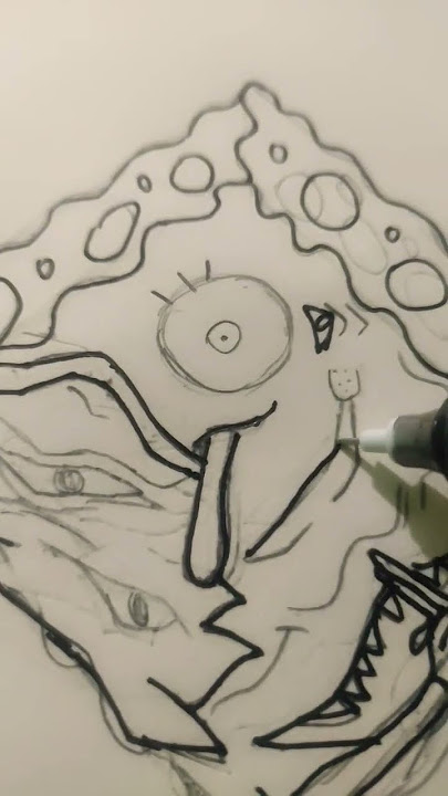 spongebob x sukuna#anime cartoon #sponuna