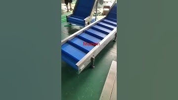 Maxsen wide slope cleats conveyor testing