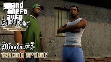 GTA San Andreas: Definitive Edition - Mission #3 - Tagging Up Turf (PC)