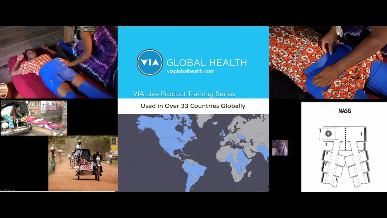 VIA Live Product Training Expert Webinar - Non-Pneumatic Anti-Shock Garment (NASG) - 4.26.17