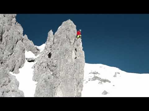 Teddy Berr´s biggest cliff jump into skis