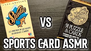 Studio Baseball Card Battle | ASMR sounds | 1991 Studio vs 1992 Studio | Sports Card ASMR screenshot 4
