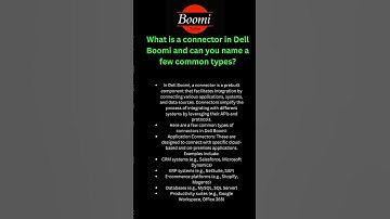 Boomi Interview Q&A  Sept 2024 #boomi #mulesoft #workato #talend #tibco #microsoft #ibm #salesforce