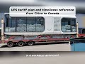 UPS Express: Reliable Delivery from China to Canada