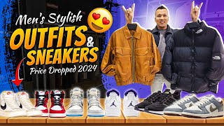 Men's Stylish Outfits|Sneakers Price Hunt 2024|New In Ktm|Puffer|Leather Jackets|High Top Sneakers!!
