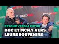  retour vers le futur    les retrouvailles mouvantes de doc et mcfly au comic con de new york