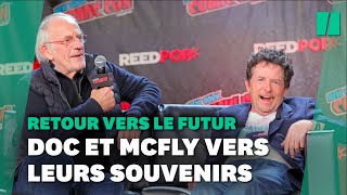 « Retour vers le futur »   Les retrouvailles e?mouvantes de Doc et McFly au Comic Con de New York