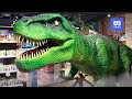 3D 180VR 4K Giant Dinosaur appear in Toy Kingdom 360VR