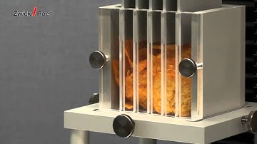 Texture analysis of chips with Zwick materials testing machine