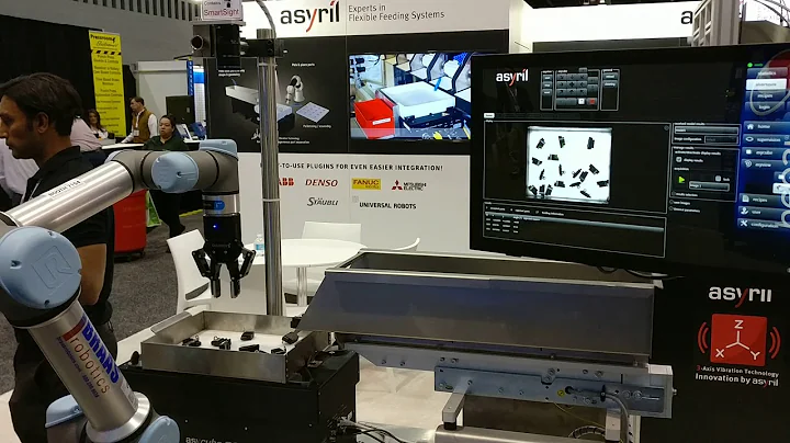 Automate 2019 - Asyril / Universal Robots - Asycube 380 / UR5 - Visual Guided Pick and Place