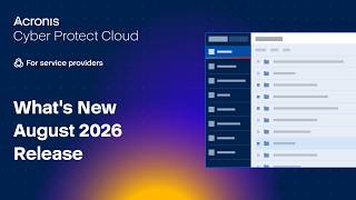 What's New - August 2026 Release