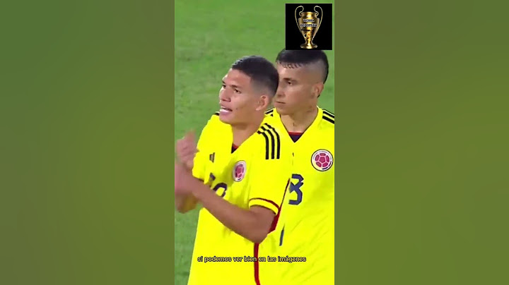 Polémico penalti en partido de Colombia vs Paraguay Sudamericano Sub20