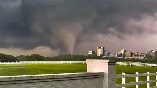 Huge EF3 Tornado Tears Tennessee Apart! Destruction in Nashville, TN, USA