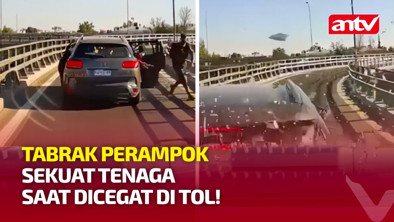 BERANI! Sopir Truk Ini Tabrak Perampok yang Cegat Dirinya | ANTV NEWS+