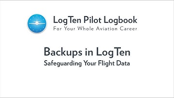 Backing Up Your Flight Data in LogTen Pilot Logbook