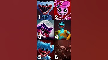 Poppy playtime evolution of main antagonist chapter 1 to 6 #shorts #poppyplaytime #huggywuggy