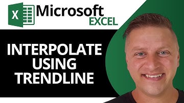 How to Interpolate Using Trendline in Excel | Excel Tutorial 2025