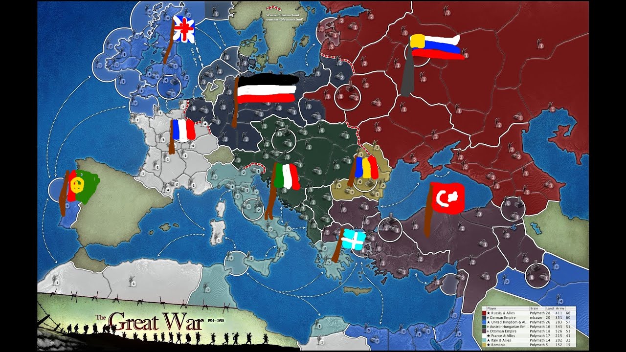 Альтернативная история с 1913 года #4 Первая Мировая Война - YouTube
