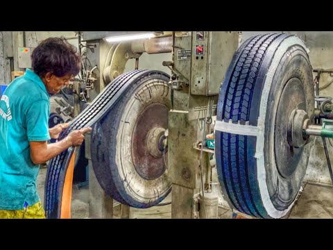 How Old Tyres Are Retreaded So They Can Be Used Again || Retreading Plant Tour