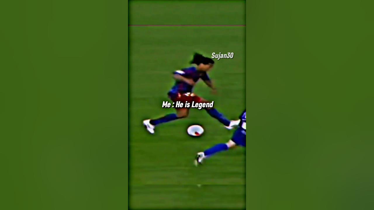 Ronaldinho The magic 🎩 man in football❤️‍🩹🇧🇷