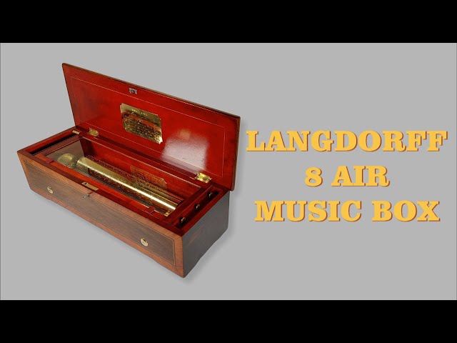 Antique Langdorff 8 Air Music Box C. 1870 - YouTube
