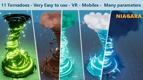 UE4 : Tornadoes VFX Pack [ Niagara ]