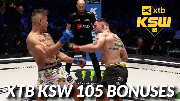 Walka, nokaut i poddanie gali XTB KSW 105