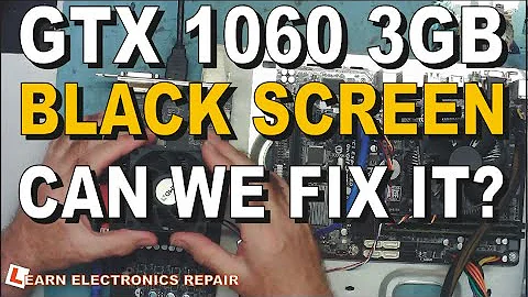 修理GTX 1060 3GB顯示卡的無影像問題