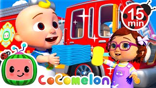 Fire Truck Wash Song | CoComelon | Songs and Cartoons | Best Videos for Babies