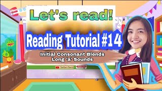 Reading Tutorial #14 | Initial Consonant Blends | Aa