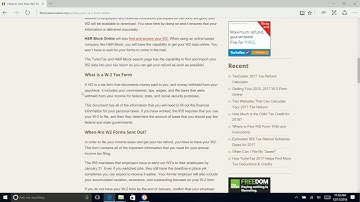 Getting Your W2 Form Online
