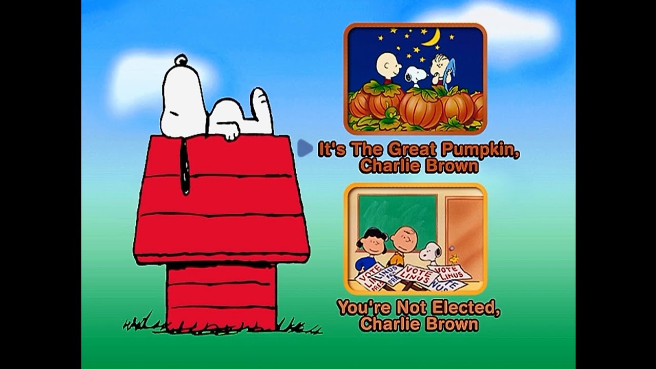 Opening to It's The Great Pumpkin, Charlie Brown 2000 DVD [OG Print
