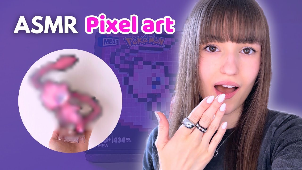 Rilassati mentre creo la PIXEL ART di Mew (e sbaglio!) | ASMR ITA
