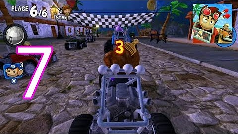 Beach Buggy Racing Gameplay Walkthrough Part 7 - Chowder Bowl 1-6 (Android)