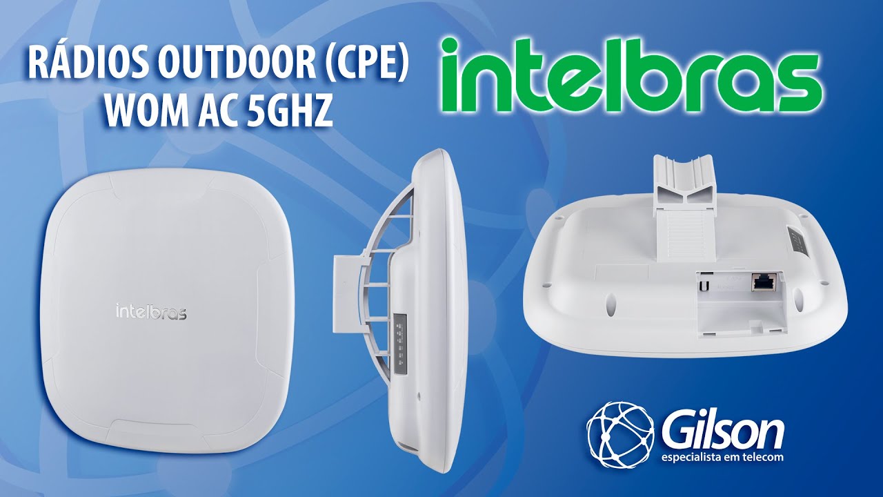 Novos Rádios Outdoor intelbras WiFi 5 AC WOM AC YouTube