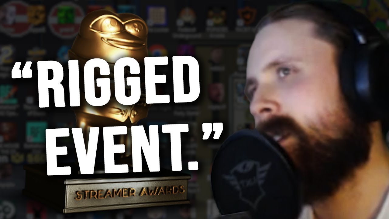 Forsen on The Streamer Awards 2023 YouTube